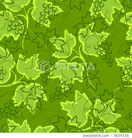 無縫背景的葡萄。 5634156