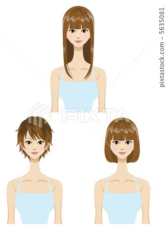 Straight hair / hairstyle set Straight hair / hairstyle set 5635081