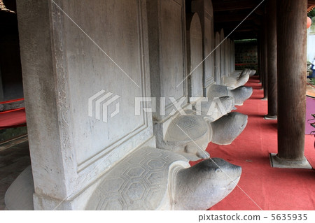 A monument of a tortoise in a literary temple 5635935