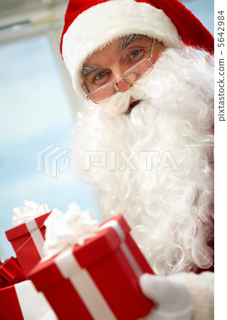 Santa with giftbox Santa with giftbox 5642984