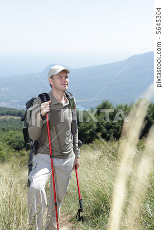 Hiker in mountains 5645304