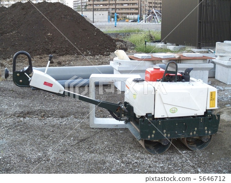 Construction site vibration roller Construction site vibration roller 5646712
