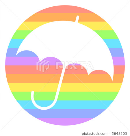 Colorful umbrella mark 5648303