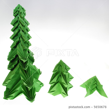 Origami fir tree Origami fir tree 5650678
