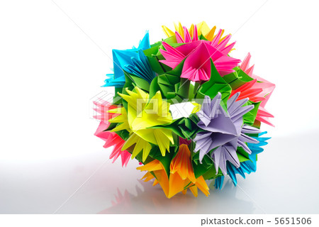 Origami kusudama flower Origami kusudama flower 5651506