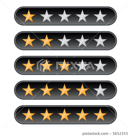 Star ranking - Stock Illustration [5652355] - PIXTA