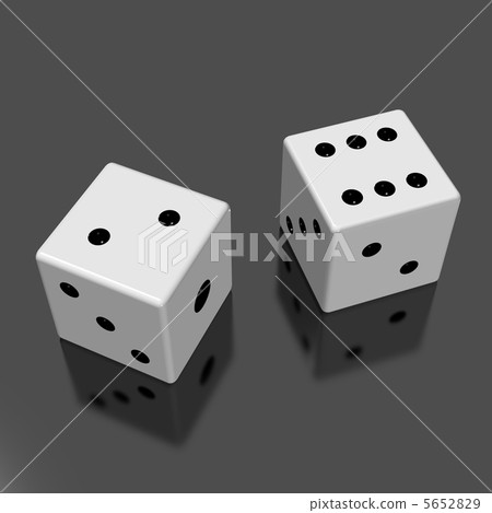 Rendering images of two dice 5652829