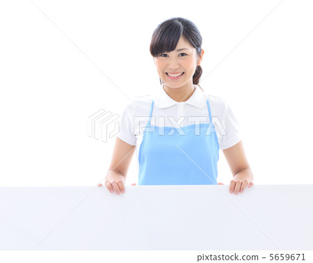 年輕的女士白背 年輕的女士白背 5659671