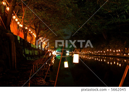 Light of Omihachiman moat 5662045