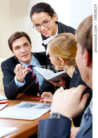 Speaking man 5669024