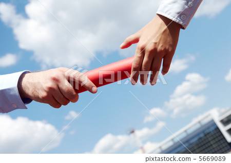 Passing baton Passing baton 5669089