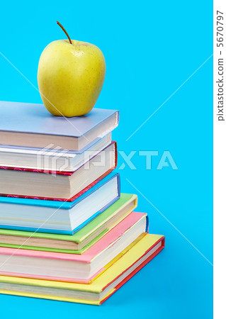 Books with apple 5670797