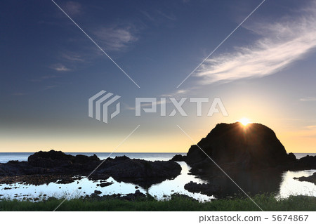 Fukaura Moriyama coastal elephant rock 5674867