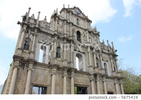One of the World Heritage Sites in Macao St. Paul's Ruins One of the World Heritage Sites in Macao St. Paul's Ruins 5675419