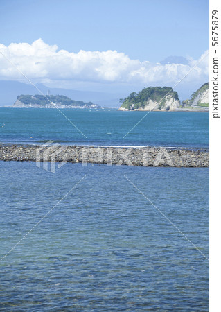 Taki-za海灘和江之島 5675879