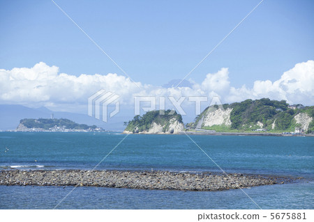 Taki-za海灘和江之島 5675881