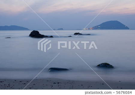 從Shikanoshima的博多灣的看法 5676084