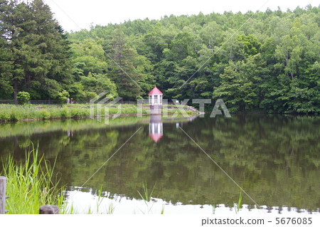 西岡公園西岡水源（水庫）札幌市豐平區 5676085