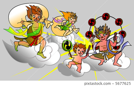 Raijin女神父母和孩子 5677625