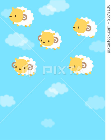 飛行在天空的綿羊 飛行在天空的綿羊 5678136