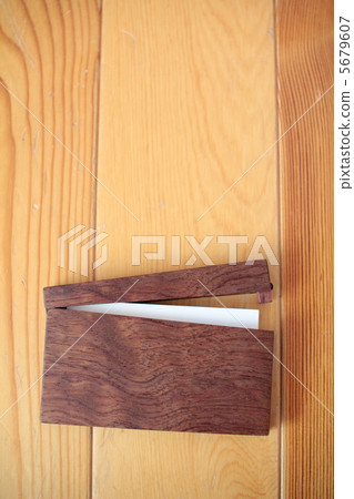 Brand new wooden business card holder Wooden card case 5679607