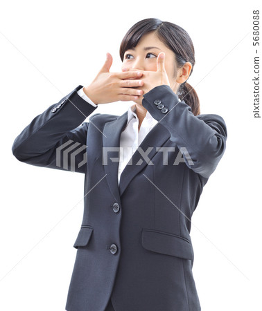 Young lady white back 5680088