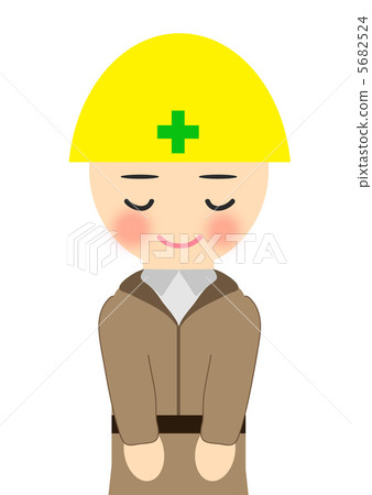 Bowing Construction Worker 5682524
