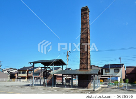 高岡步行·前南部鑄造廠的沖天爐和煙囪 高岡步行·前南部鑄造廠的沖天爐和煙囪 5686596