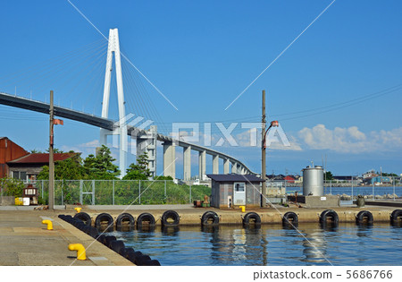 Shinminato步行/ Shinmoni Ohashi 5686766