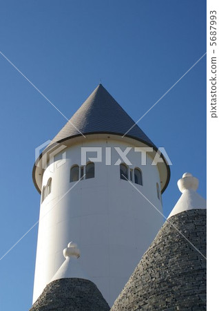 南村的傍晚月亮 5687993