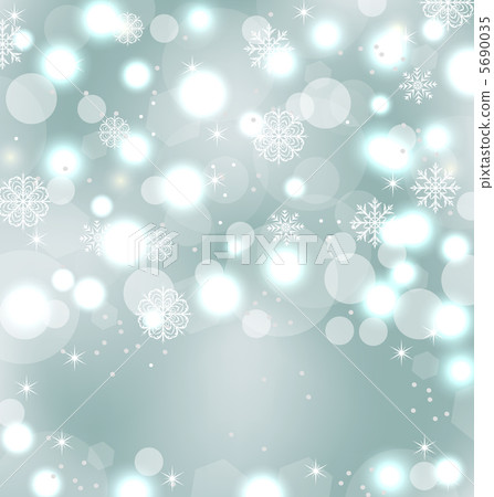 Christmas cute wallpaper with sparkle, snowflakes, stars 5690035