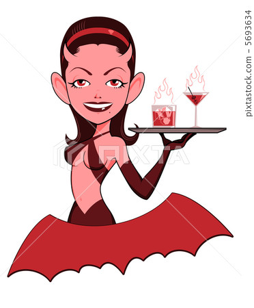 demon, devil, waiter 5693634