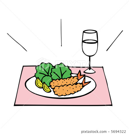 Fried shrimp 5694322