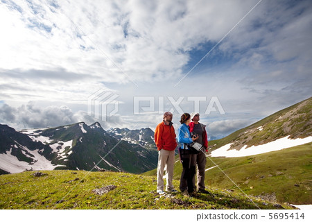 Hike in mountains Hike in mountains 5695414