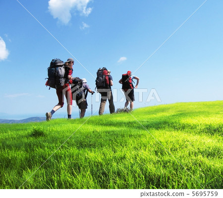 Summer hiking Summer hiking 5695759