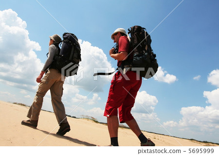 Hike in desert Hike in desert 5695999