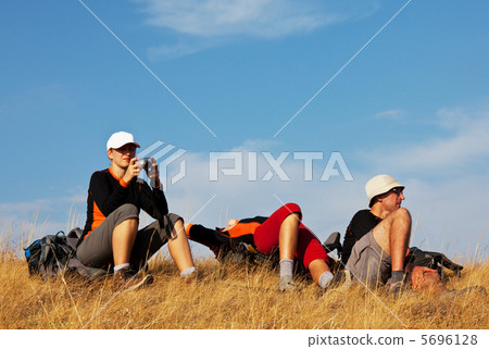 People in hike People in hike 5696128