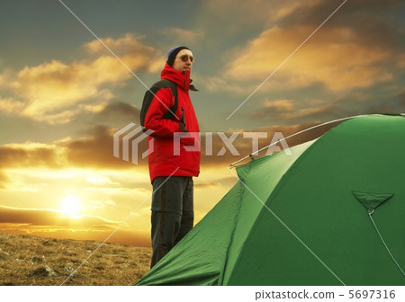 Camp in mountain 5697316