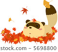 Fallen leaves and raccoons 5698800
