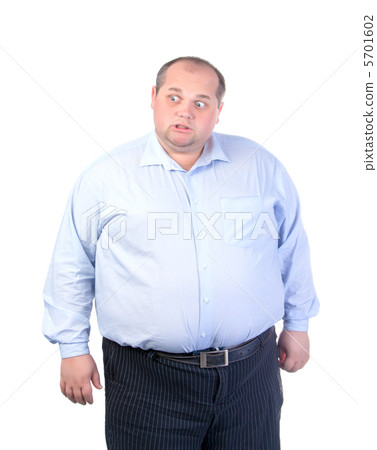 Fat Man in a Blue Shirt, Contorts Antics Fat Man in a Blue Shirt, Contorts Antics 5701602