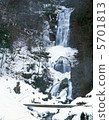 Karasawa waterfall in winter 5701813
