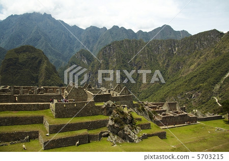 Incas city Machu-Picchu in Peru 5703215
