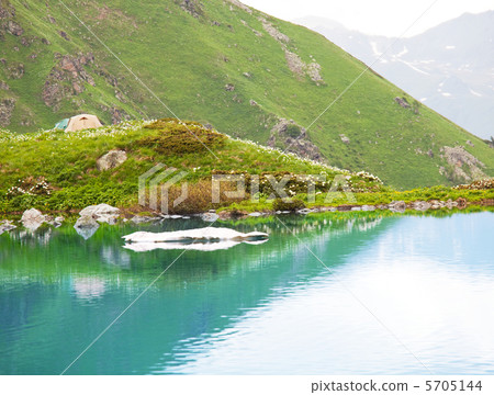 Lake in the mountains Lake in the mountains 5705144