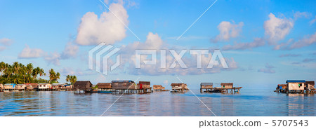 Sea gypsy village Sea gypsy village 5707543