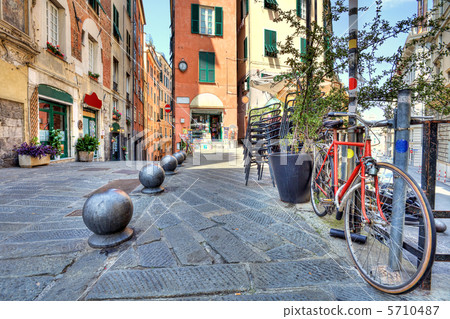 Old street of Genoa, Italy. Old street of Genoa, Italy. 5710487