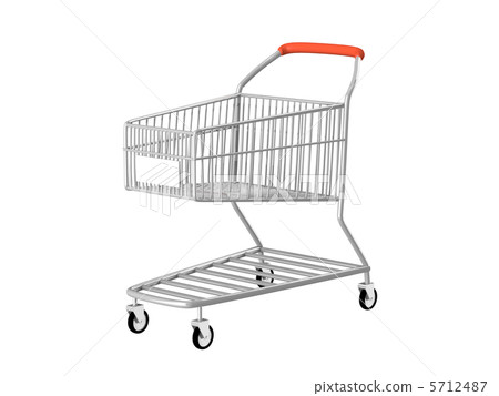 Shopping cart silver 5712487