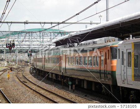 Limited Express Akagi Forward 185 Series Omiya Station 5718105