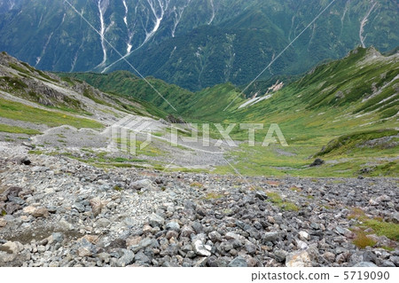 從Yarigatake看的北阿爾卑斯山的風景 5719090