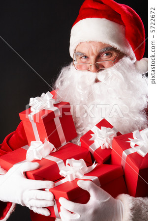 Santa with giftboxes Santa with giftboxes 5722672