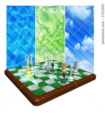 Chess in chess board of world map Chess in chess board of world map 5722805